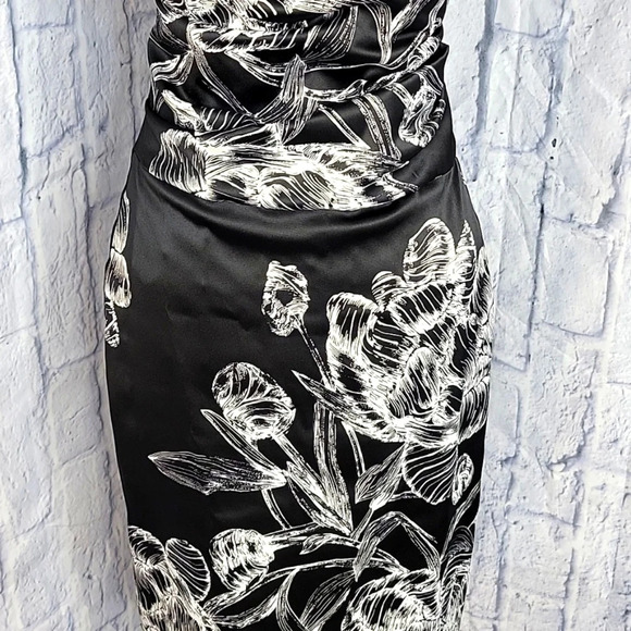 WHITE HOUSE BLACK MARKET Floral Strapless‎ Dress Size 00 - Picture 3 of 9
